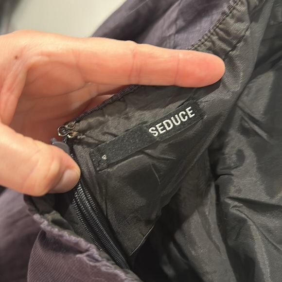 Seduce strapless Mini linen dress - Picture 4 of 4